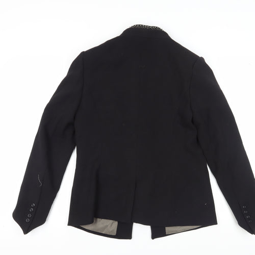 Next Women's Black Blazer, Size 14, Elegant Woven Business Wear