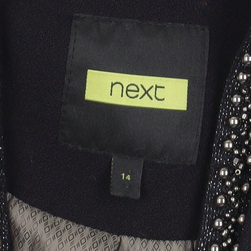 Next Women's Black Blazer, Size 14, Elegant Woven Business Wear