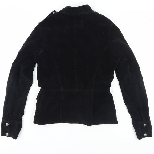 New Look Women's Black Military Jacket Size 10