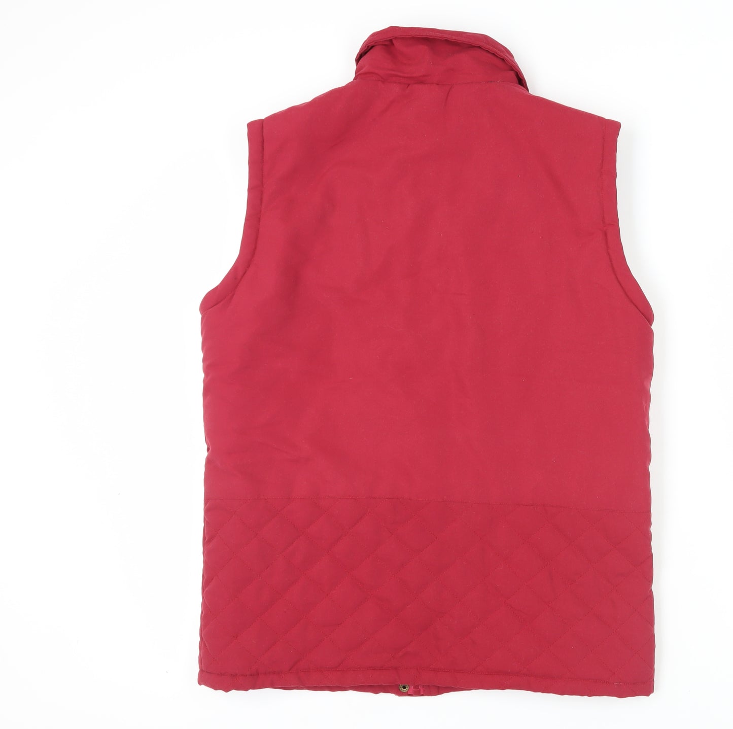 Cottonique Women's Red Quilted Waistcoat S