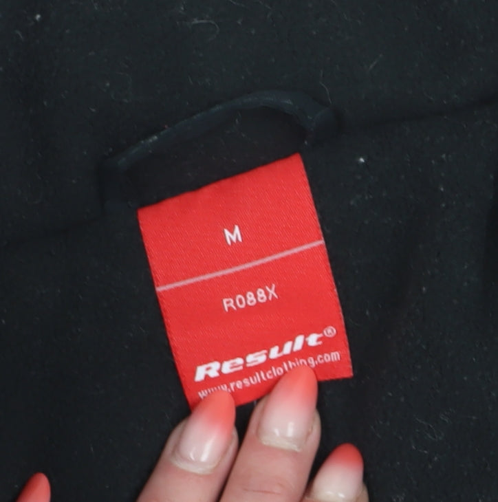 Result Men's Black Waistcoat with Zipped Pockets