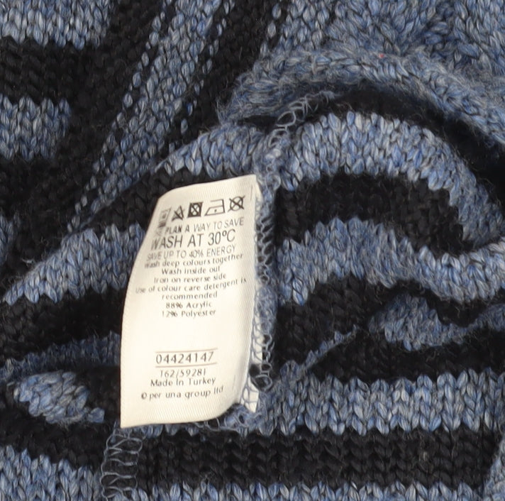 Per Una Women's Blue XL Full Zip Hooded Jumper