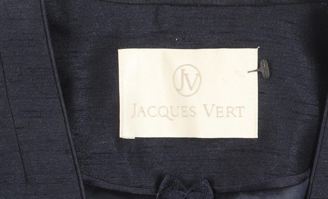 Jacques Vert Women's Blue Blazer Size 18, Regular Fit Suit Jacket