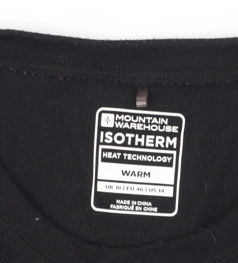 Mountain Warehouse Men's Black Long Sleeve T-Shirt