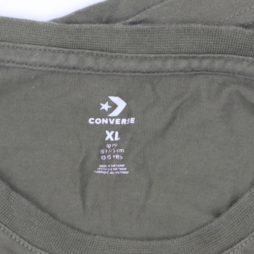 Converse Boys XL Graphic Logo Cotton T-Shirt