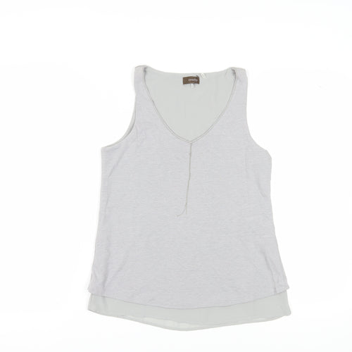 Crosby Women's Grey Linen Blend Tank