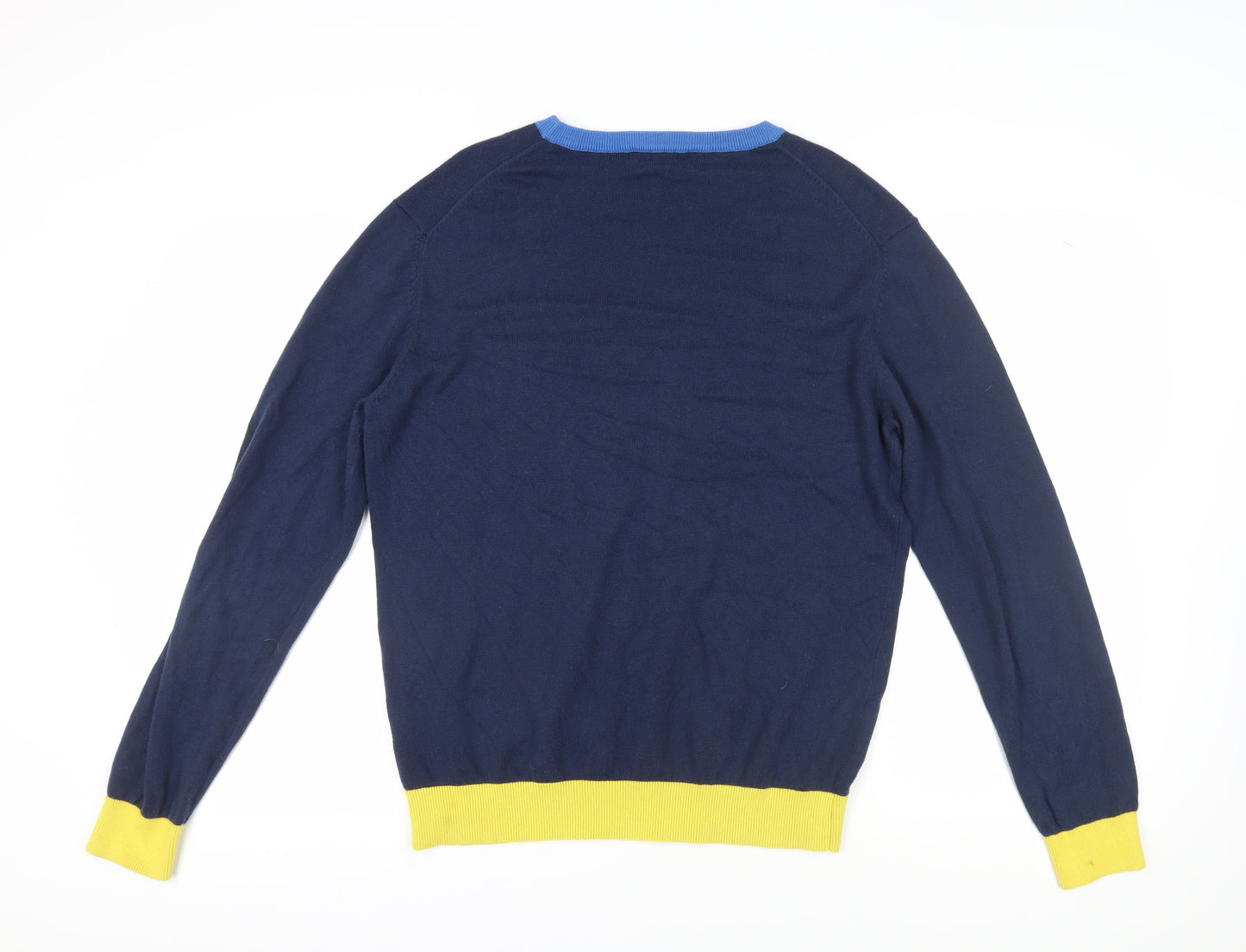 Farah Men's Blue XL Pullover Jumper with Crew Neck