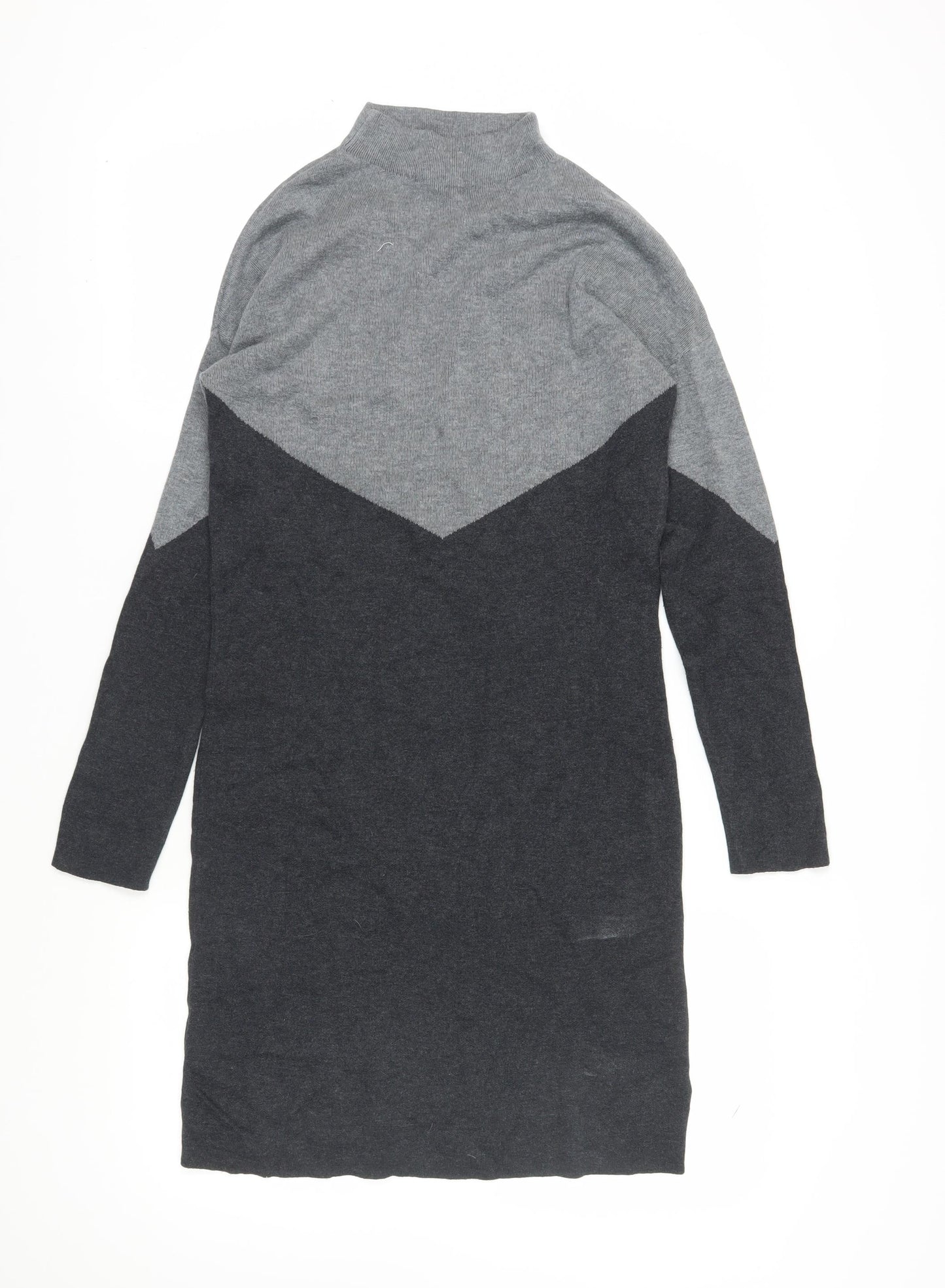 Cynthia Rowley Women's Grey Jumper Dress M