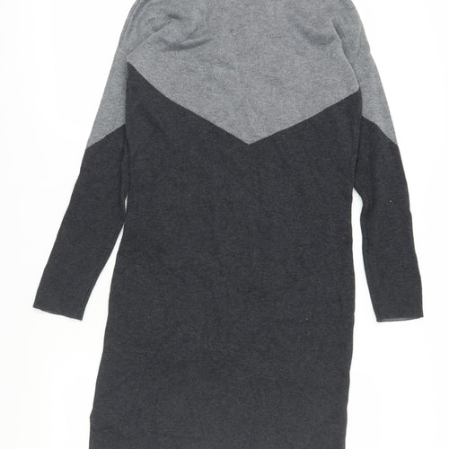 Cynthia Rowley Women's Grey Jumper Dress M
