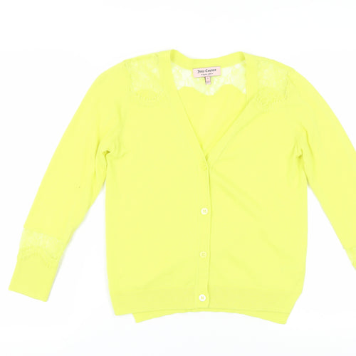 Juicy Couture Women's Green Cardigan S, V-Neck