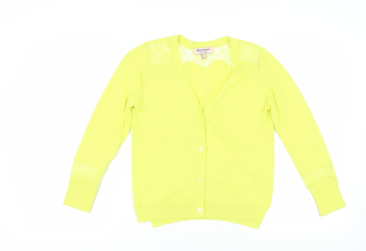 Juicy Couture Women's Green Cardigan S, V-Neck
