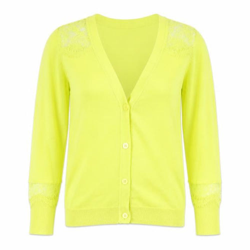 Juicy Couture Women's Green Cardigan S, V-Neck