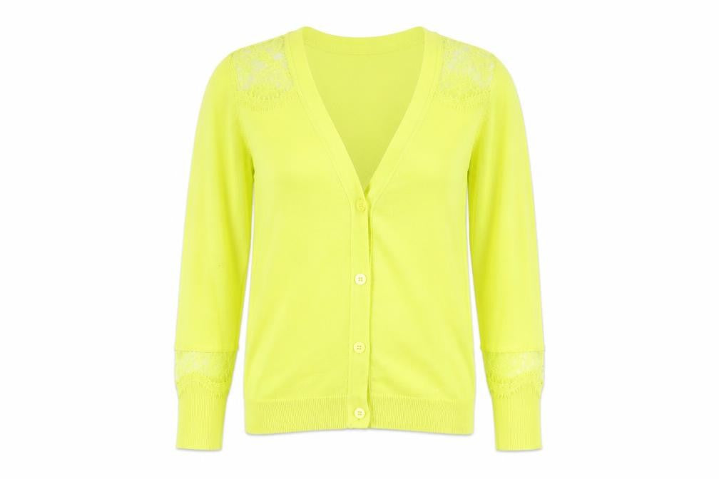 Juicy Couture Women's Green Cardigan S, V-Neck