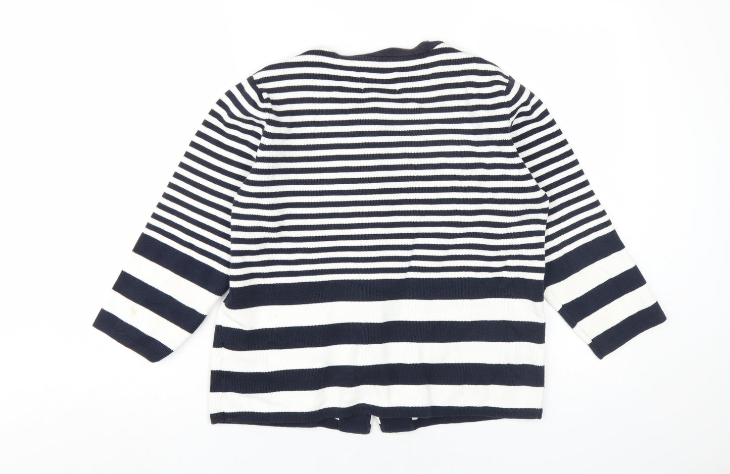 Alice Collins Women's Striped Cardigan Size 12