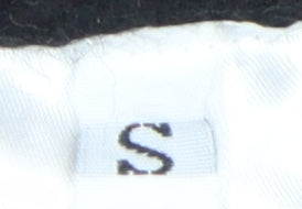 Cacharel Women's Black Wool Pullover S - Floral Design