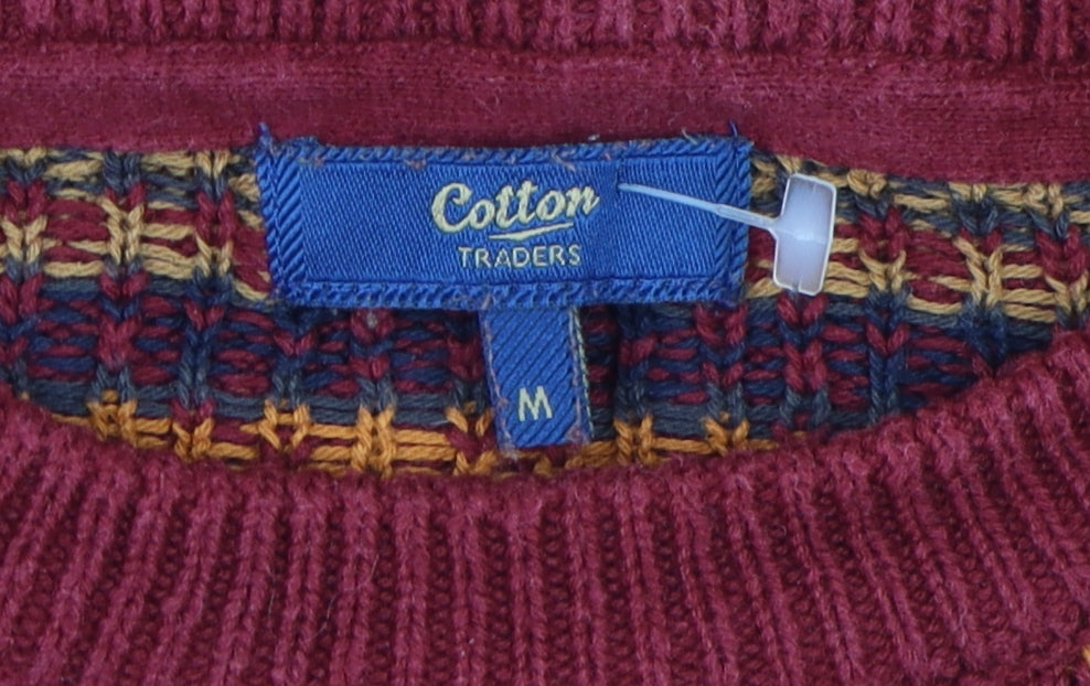 Cotton Traders Men's Multicoloured Fair Isle Jumper M
