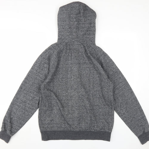Billabong Men's Grey Full Zip Hoodie, Size S, Regular Fit