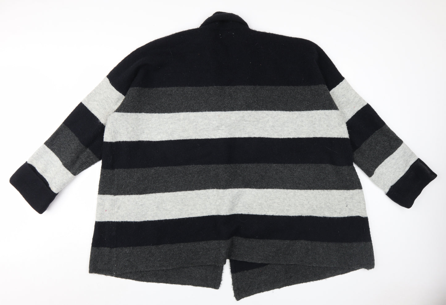 Nicole Farhi Women's XL Striped Cardigan