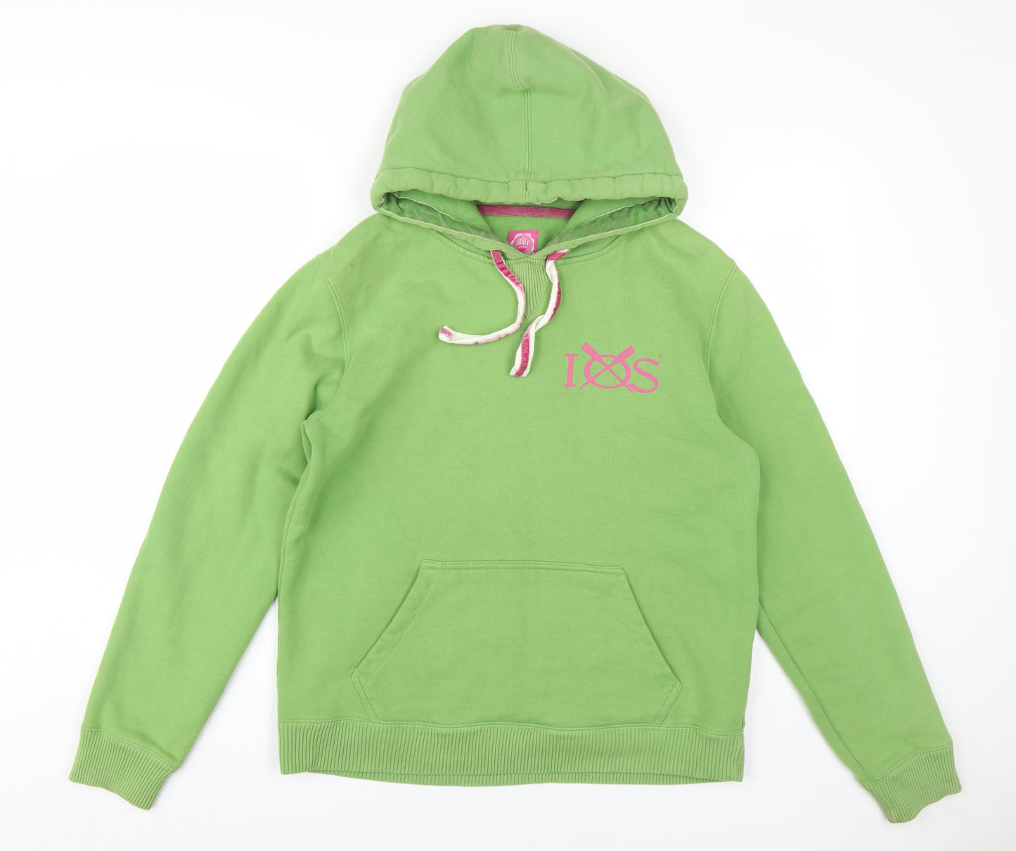 Joules Women's Green Pullover Hoodie, Size L