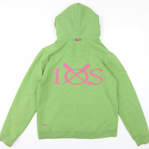 Joules Women's Green Pullover Hoodie, Size L