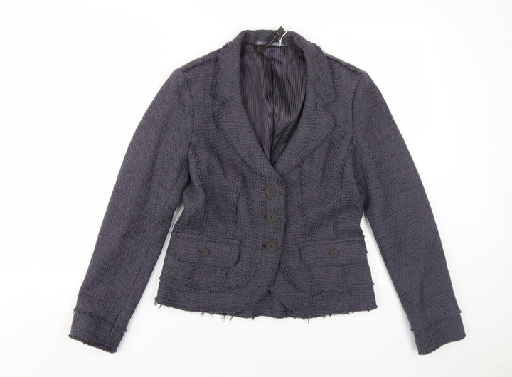 Sandwich Women's Black Bouclé Blazer, Size 8