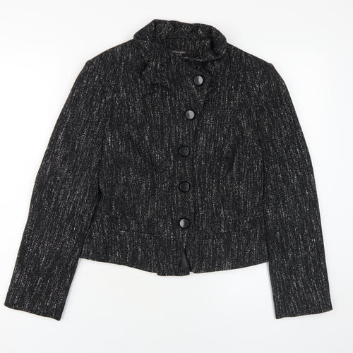 Principles Petite Black Cropped Jacket - Size 8