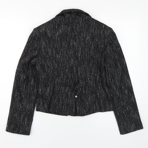 Principles Petite Black Cropped Jacket - Size 8