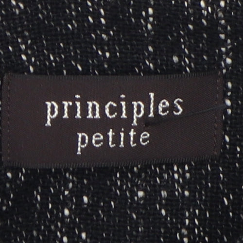 Principles Petite Black Cropped Jacket - Size 8