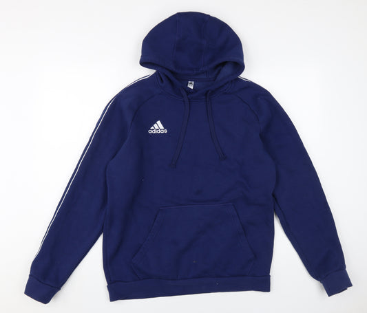 Adidas Men's Blue Hoodie Large Pullover Sports