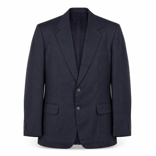 Marks and Spencer Men's Blue Blazer 40R, Striped, Business
