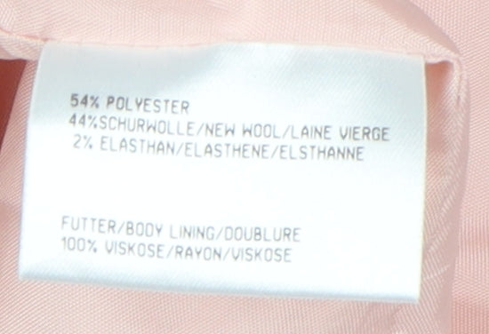 Basler Women's Pink Blazer, Size 18, Classic Fit