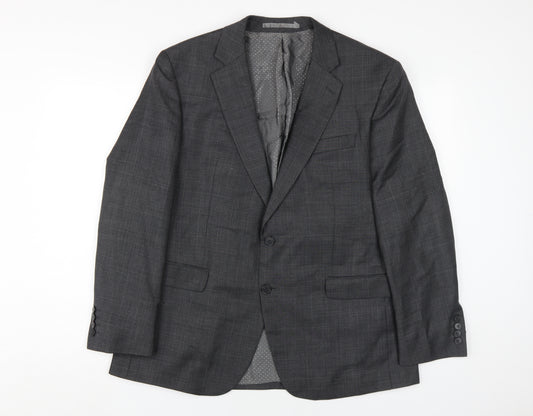 Stvdio by Jeff Banks Grey Check Blazer, Men’s, Size 42S Formal