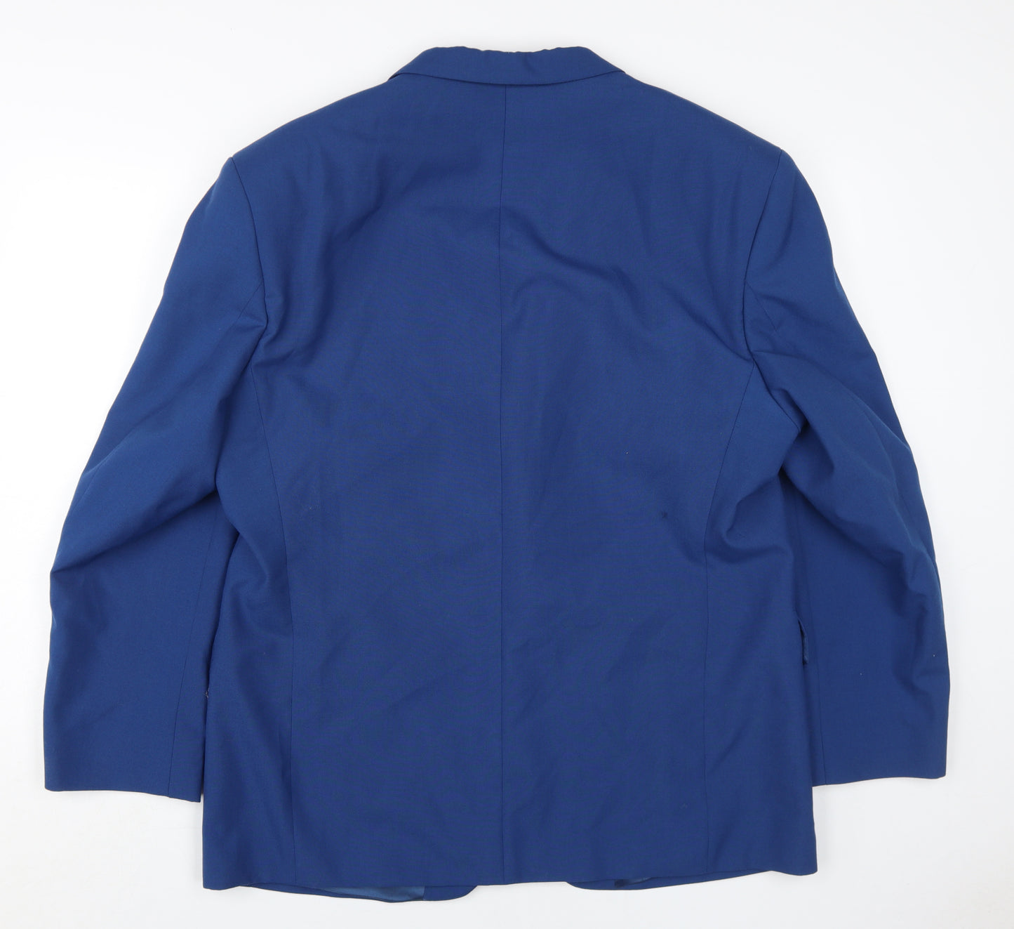 Di Caprio Men's Blue Blazer, Size 44S, Single-Breasted