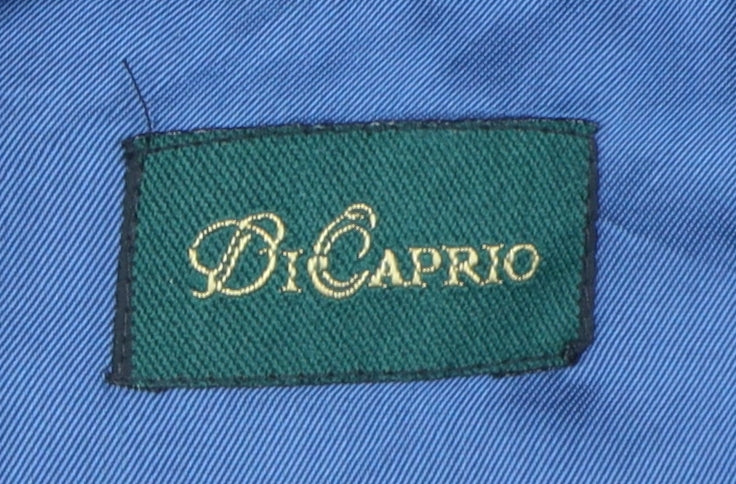 Di Caprio Men's Blue Blazer, Size 44S, Single-Breasted