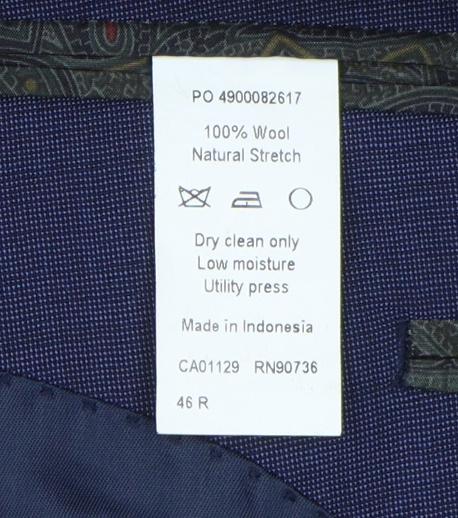 Lauren Ralph Lauren Men's Blue Blazer, Size 46R, Business