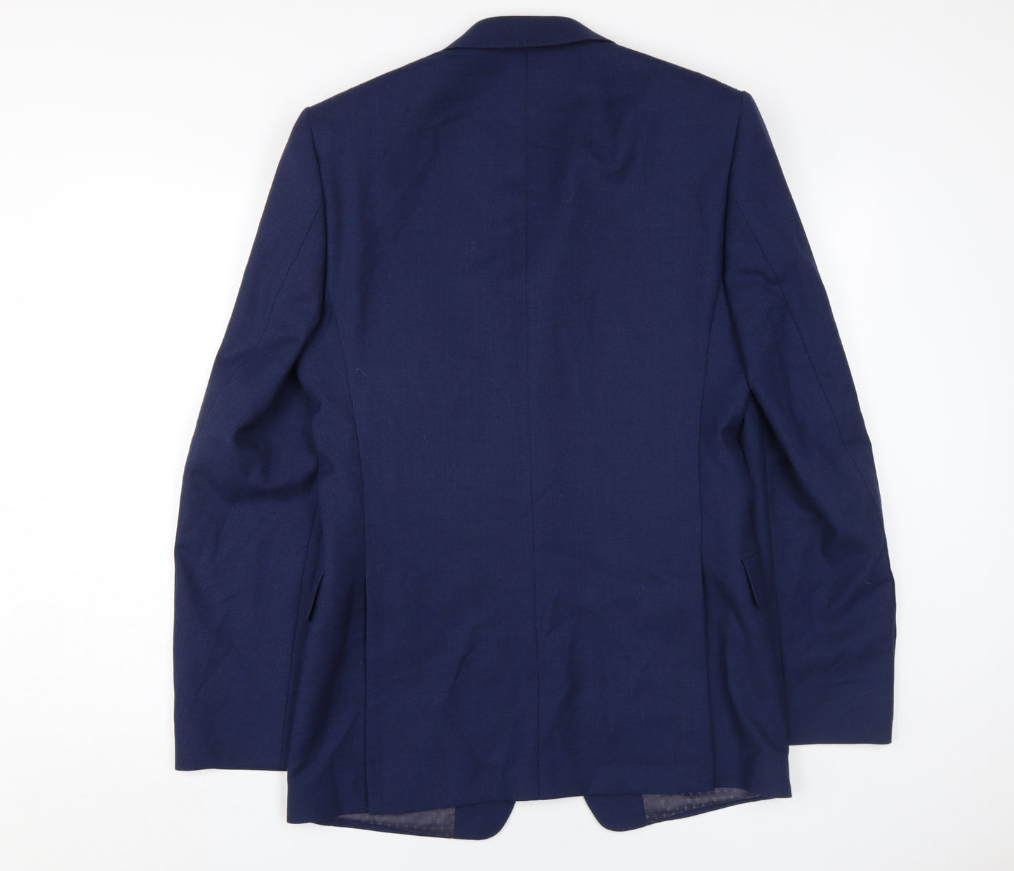 Marks and Spencer Men's Blue Wool Blazer 36L