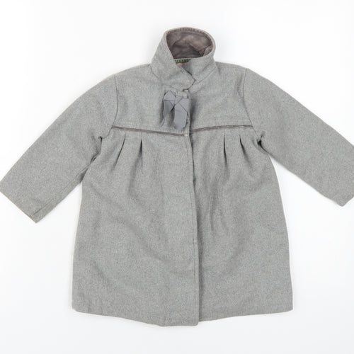 Mamas & Papas Girls Grey Basic Coat 18-24 Months