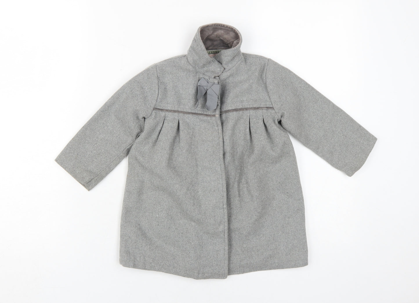 Mamas & Papas Girls Grey Basic Coat 18-24 Months