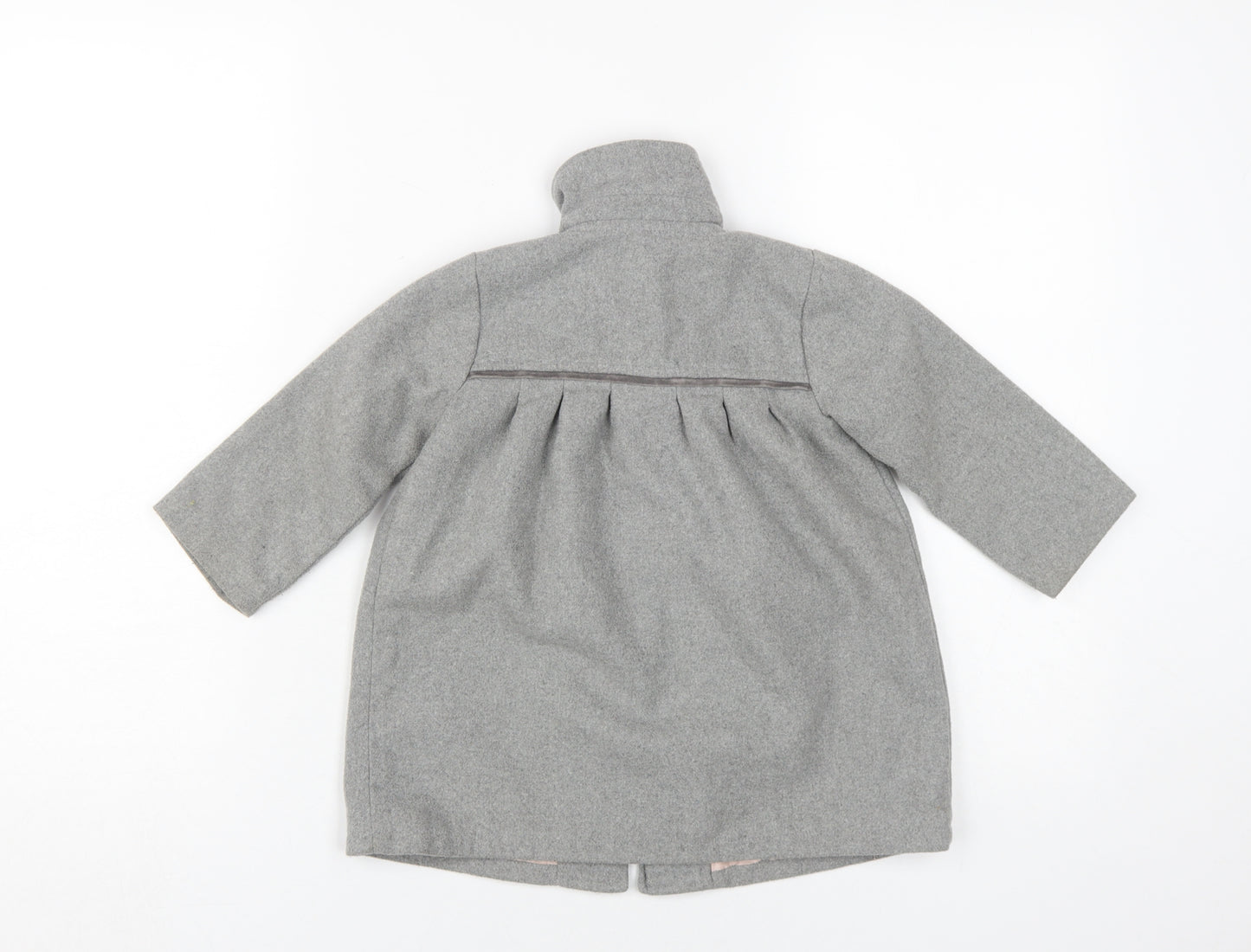 Mamas & Papas Girls Grey Basic Coat 18-24 Months