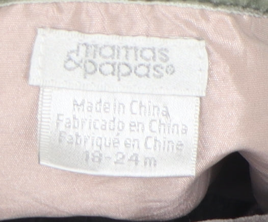 Mamas & Papas Girls Grey Basic Coat 18-24 Months