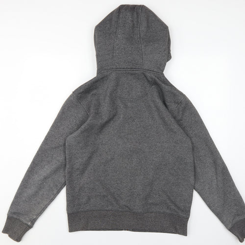 Soulcal & Co Men's Grey Full Zip Hoodie M