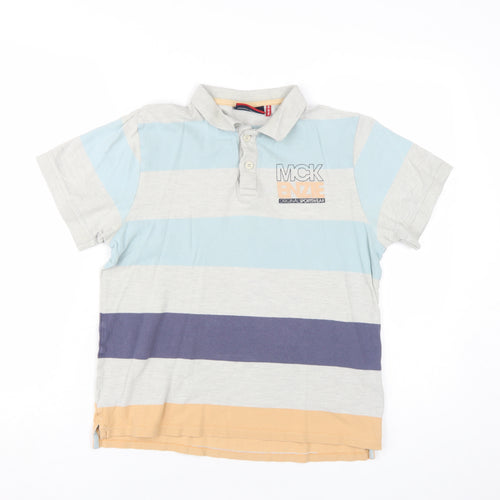 McKenzie Boys Multicoloured Polo Shirt, 13-14 Years, Striped