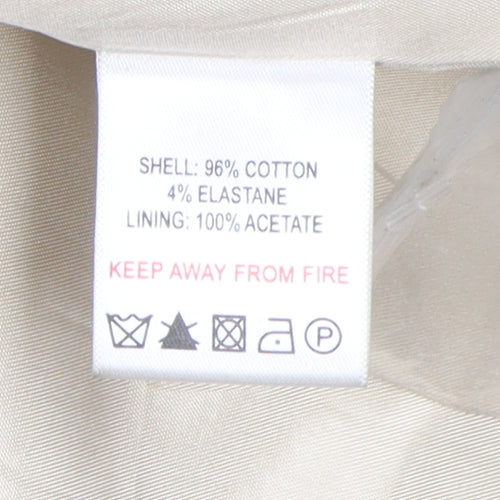 Reiss Women's Grey Trench Coat, Size L, Classic Style