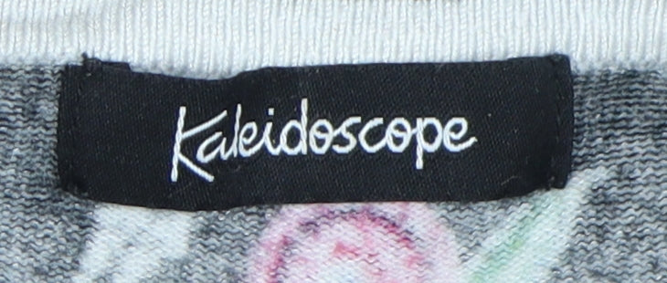 Kaleidoscope Women's Black Floral Pullover Jumper Size 14