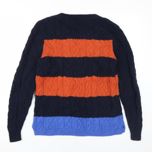 Laura Ashley Women's Multicoloured Stripe Jumper, Size 14