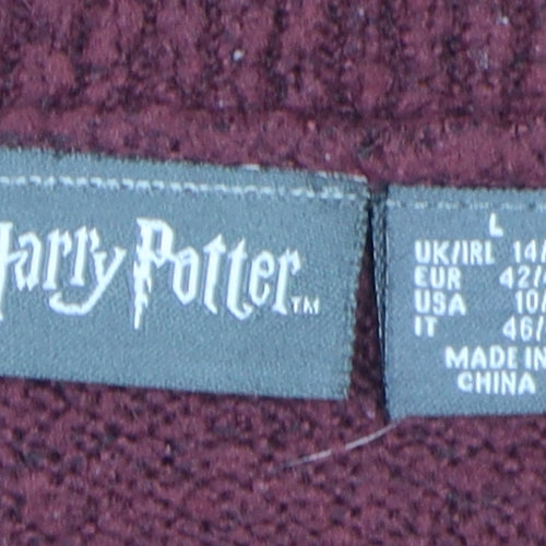 Harry Potter Women's Red Pullover Jumper L