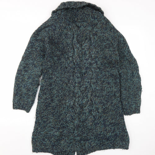 Mary Women's Multicoloured Cardigan L, Heavyweight Knit