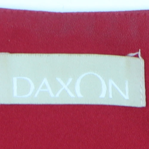 Daxon Women's Red Buttoned Jacket UK 16
