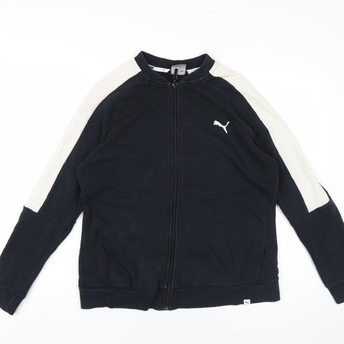 Puma Unisex Black XL Full Zip Sweatshirt