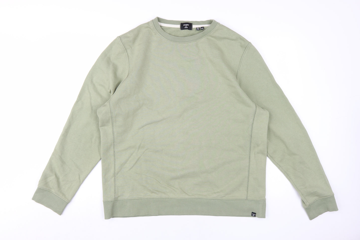 Superdry Men's Green Crew Neck Pullover Sweatshirt 2XL